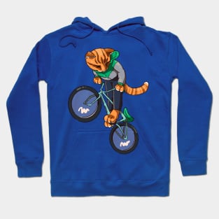 cat cyclist Hoodie